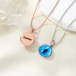 Gepersonaliseerde huisdier oog foto ketting sierlijke sieraden verjaardag herdenkingscadeau voor vrouwen huisdier liefhebbers