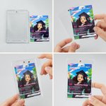 Personalisierte lustige klassische TCG Poke Karte mit Foto Glitzer-Spielkarte Geburtstag Geschenk für Familie Freunde