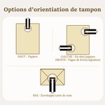 Tampon de gaufrage personnalisé avec citation et nom - Design des livres floraux - Cadeau d'anniversaire pour amoureux de lecture
