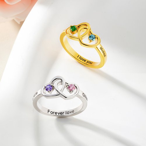 Set Di Anelli Coppia In Acciaio Al Tanio Da 4 Mm Fedi Di Fidanzamento Con Diamanti CZ Uomo E Donna Fedi Nuziali Bicolore Oro Argento Lui E Lei Da 0,69 € | DHgate