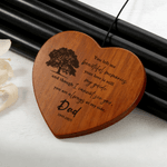 Personalised Photo Heart Wooden Wind Chimes with Text and Date Memorial Ornament Sympathy Gift for Loss of Dad Mom