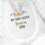 Coniglietto di peluche personalizzato La mia prima Pasqua con nome e anno Regalo di Pasqua per bambini