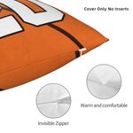 Personalised Basketball Volleyball Cushion Cover with Name and Number Home Decor Anniversary Birthday Gift for Sports Ball Lovers