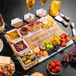 Home Sweet Home Engraved Marble Cutting Board Coaster Set