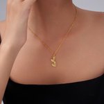 Personalizado 1-5 Corazones Collar con Nombre Grabado Día de la Madre Cumpleaños Aniversario Regalo para Mamá Abuela Hermana