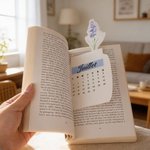 Calendrier 2026 personnalisé avec texte - Décoration intérieure de bureau avec socle acrylique - Cadeau Nouvel An pour la famille et les amis