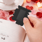Personalized Heart Hugging Cartoon Character Magnetic Bookmark Clip with Name Anniversary Valentine's Day Gift for Couple Sister Book Lover
