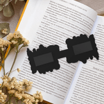 Personalized Heart Hugging Cartoon Character Magnetic Bookmark Clip with Name Anniversary Valentine's Day Gift for Couple Sister Book Lover