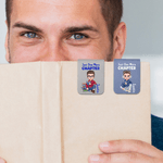 Personalizado Just One More Chapter Cartoon Character Multicolor Marcapáginas magnético con nombre Club de lectura Regalo de cumpleaños para los amantes de los libros Ratones de biblioteca