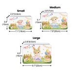 Personalised Easter Egg Cake Animal Biscuit Tin Box with Name Storage Accessories Easter Party Gift for Boys Girls