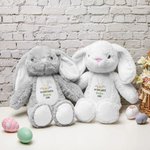 Coniglietto di peluche personalizzato La mia prima Pasqua con nome e anno Regalo di Pasqua per bambini