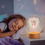 Personalised Flower Easter Bunny Acrylic LED Night Light with Name and Wooden Base Home Decor Easter Gift for kids