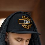 Escudo conmemorativo bordado personalizado con nombre y año para chaquetas de cuero chalecos sudaderas amigos entusiastas de las locomotoras