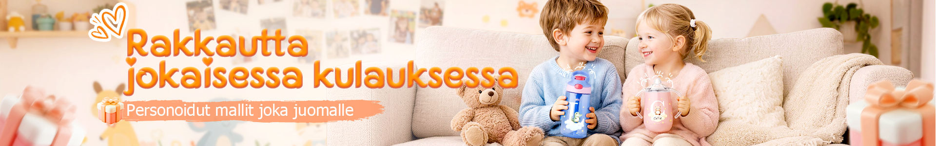 Personoidut juomapullot