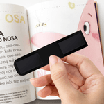 Personalized Reading Animal Plaid Ruler Design Magnetic Bookmark Clip with Name Birthday Back to School Gift for Kids Bookworms