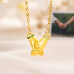 Collier de bague avec pierre de naissance pour couple Cadeau d'anniversaire et de mariage pour femme, Bestie, Maman.