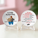 A Little Pocket Hug Mother Daughter Coin Stand