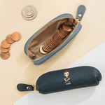 Personalized Cartoon Character Mini PU Leather Coin Purse with Name Daily Travel Accessories Birthday Gift for Girls Boys
