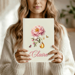 Cuaderno personalizado con nombre y 100 páginas rayadas para el Día de la Madre, regalo de cumpleaños para mujer