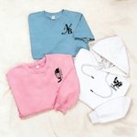 Personalized Multi-Color Ice Hockey Pattern T-shirt Sweatshirt Hoodie with Name and Initial Daily Wear Anniversary Gift for Ice Hockey Lovers Friends