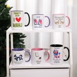 Personalized Mahjong Cheetah Dragon 11 oz 15 oz Ceramic Mug with Name Mahjong Club Birthday Gift for Mahjong Lover Player