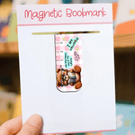 Personalized Reading Animal Plaid Ruler Design Magnetic Bookmark Clip with Name Birthday Back to School Gift for Kids Bookworms