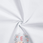 Gepersonaliseerde Waterverf Krans Bloemen Paaseieren Initiaal 100% Katoenen Servet met Kleurrijke Naam Tafel Decoratie Paasgeschenk voor Kinderen Familie