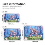 Personalized Dream Forest Bunny Egg Initial Food Grade Metal Biscuit Tin Storage Box with Name Easter Gift for Family Kids