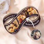 Personalised Film Design Photos Fridge Magnet with Name Anniversary Valentine's Day Gift for Couples