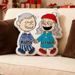 Personalisierte romantische Cartoon Paar gestanzt weiche werfen Kissen mit Namen Home Decor Valentinstag Jahrestag Geschenk für Paar