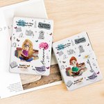 Custodia per Kindle personalizzata con nome e personaggio animato con citazione da libro - Regalo ideale per compleanni per donne e ragazze