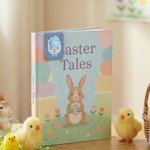 Personalized He Is Risen Easter Egg PU Leather Magnetic Bookmark Clip with Name Birthday Easter  Gift for Book Lovers