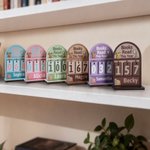 Personalized Plant Books Wooden Read Tracker with Name Bookshelf Decor Daily Use Birthday Gift for Bookworms