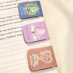 Personalized He Is Risen Easter Egg PU Leather Magnetic Bookmark Clip with Name Birthday Easter  Gift for Book Lovers