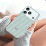 Personalized Stripe Name Phone Case for iPhone or Samsung Daily Use Birthday Gift for Family Friend