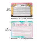 Personalized Rainbow Tractor Acrylic Handwriting Name Tracing Board with A Dry-erase Pen Home Learning Teaching Tool Birthday Gift for Girls Boys