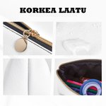 Personoitu tanskalainen kukkakuvioitu penaalilaukku nimellä kannettava koulutarvike lahja lapsille opiskelijoille koulun alkuun