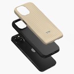 Personalized Stripe Name Phone Case for iPhone or Samsung Daily Use Birthday Gift for Family Friend