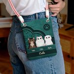 Henkilökohtainen Vintage sarjakuva 1-4 kissat tassu tulostaa sydän puhelin laukku nimet päivittäiseen käyttöön syntymäpäivälahja lemmikkieläinten omistajille ystäville lahja