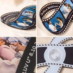 Personalised Film Design Photos Fridge Magnet with Name Anniversary Valentine's Day Gift for Couples