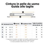 Cintura da uomo personalizzata con monogramma e nome inciso fatta a mano in pelle regalo di San Valentino per festa del papà e anniversario per uomo