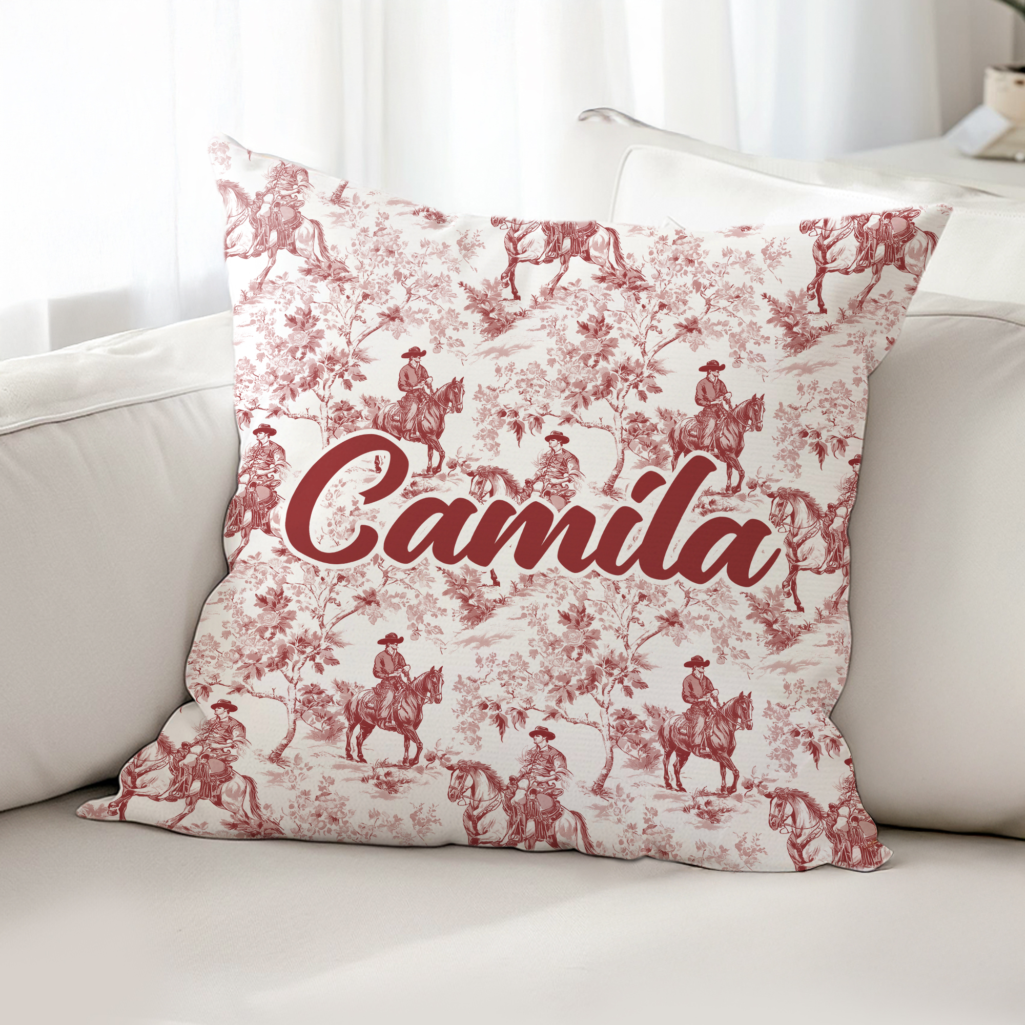 Taie d'oreiller personnalisée avec nom Décoration d'intérieur Cadeau d'anniversaire pour la famille et les amis