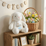 Personalized Peter Rabbit Cute Bunny Plush Stuffed Animal Toy with Name Easter Holiday Gift for Kids