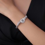 Pulsera ajustable personalizada con retrato de mascota en forma de corazón y nombre joyería de recuerdo regalo de cumpleaños para amantes de mascotas