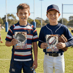 Personalized Sports Ball A5 Spiral Notebook with Name and 120 Lined Pages Daily Use Game Day Birthday Gift for Sports Lover