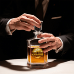 Personalized Soccer Whiskey Decanter  with Engraved Name Birthday Anniversary Gift for Soccer Liquor Lovers