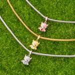 Personalized Cute Highland Cow Birthstone Bracelet with Initial Dainty Jewellery Birthday Valentine's Day Anniversary Gift for Women