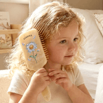 Personalized Crystal Birth Flower Butterfly Paddle Air Cushion Comb with Name Makeup Tool Birthday Gift for Women Girls