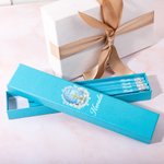 Personalized He Is Risen Easter Egg Pencil Case and Pack of 12 Pencils Set with Name Birthday Easter Back to School Gift for Boys Girls