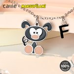 Personalised Long Tailed Marsupilami Necklace with Name Anniversary Birthday Gift for Women Girls Kids | Callie × Marsupilami®